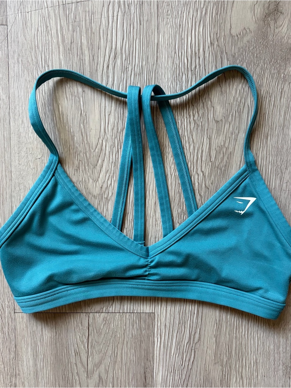 Gymshark Teal Minimal Sports Bra
